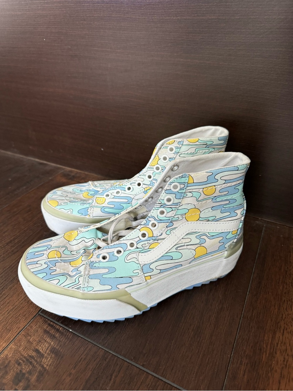 Vans Sk8 Stacked UV Ink Sunwaves Platform Sneakers